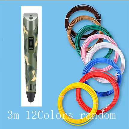 3D print pen 3D pen two generation graffiti 3D stereoscopic paintbrush children puzzle painting toys My Store