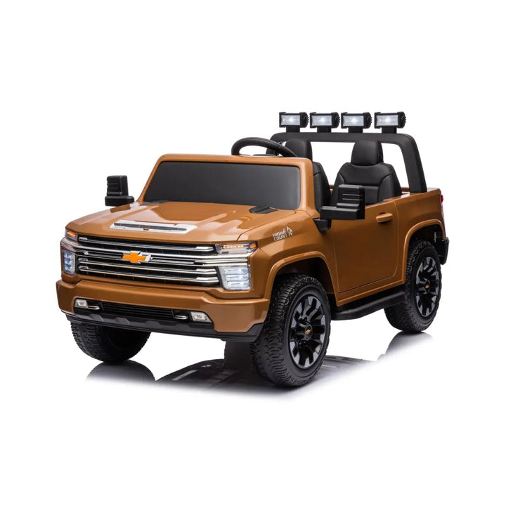 24V 4x4 Chevrolet Silverado 2 Seater Ride on Truck for Kids-6
