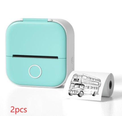 Portable Mini Thermal Label Printer Home Photo Printer Student Wrong Question Printer Bluetooth-compatible Mini Label Printer Price Tag My Store