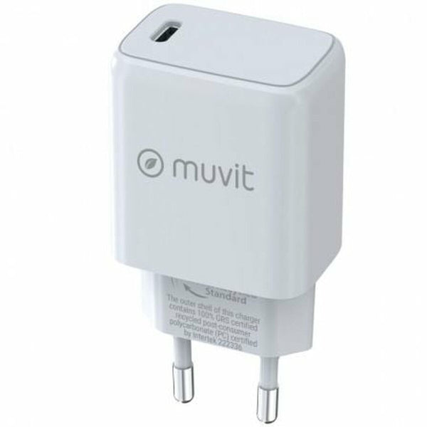 Wall Charger Muvit MCACC0014 30 W White-0
