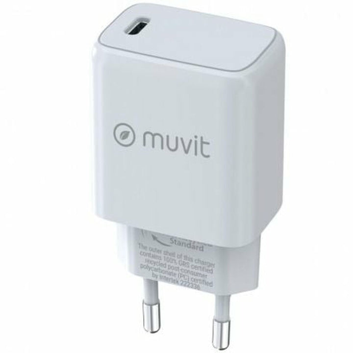 Wall Charger Muvit MCACC0014 30 W White-0
