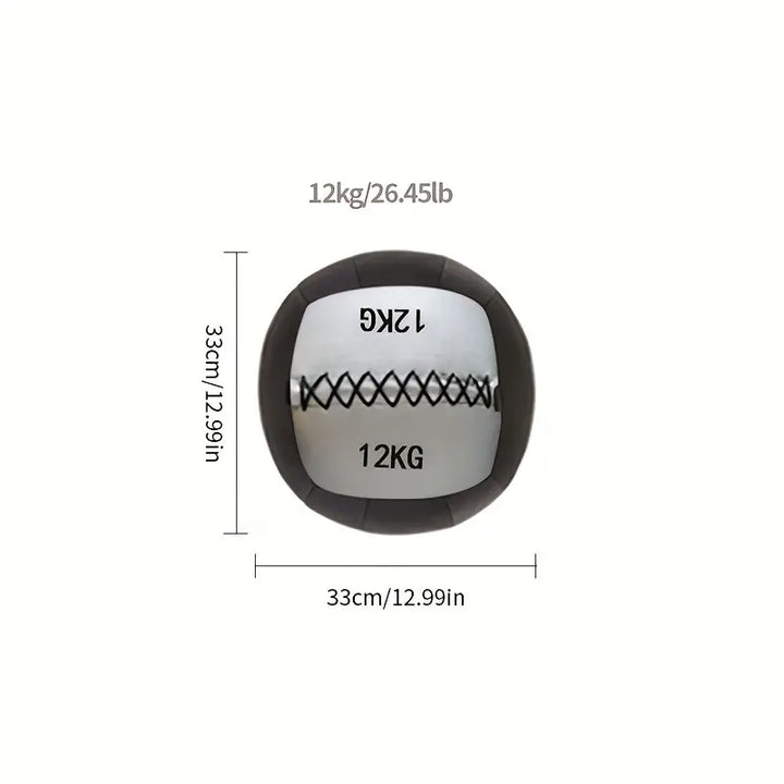 12kg Non-Slip Fitness Ball Filled with High Elastic Cotton Yarn-3