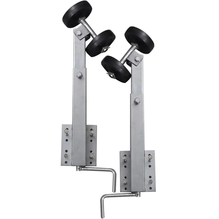 vidaXL Boat Trailer Double Roller Bow Support Set of 2 23.2"-33.1"-3