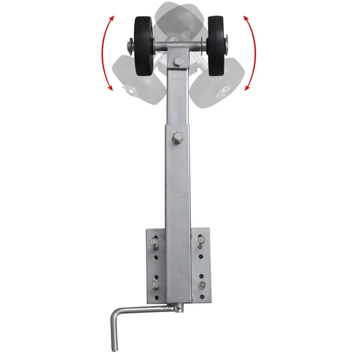 vidaXL Boat Trailer Double Roller Bow Support Set of 2 23.2"-33.1"-4
