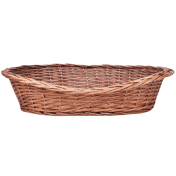 vidaXL Willow Dog Basket/Pet Bed Sofa Couch Comfy Dog Sleep Nest Cave Natural VidaXL