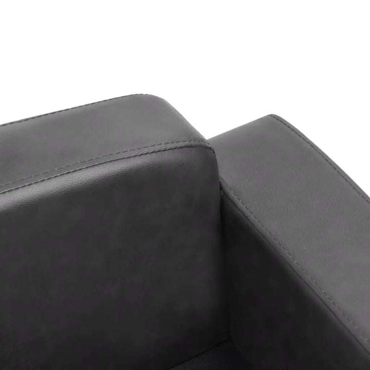 vidaXL Dog Sofa Dog Bed Foam Pet Puppy Couch with Washable Cover Faux Leather VidaXL