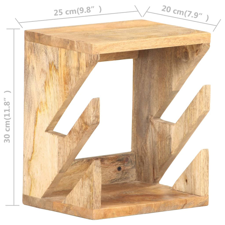 vidaXL Wall Mounted Skateboard Holder 9.8"x7.9"x11.8" Solid Mango Wood VidaXL
