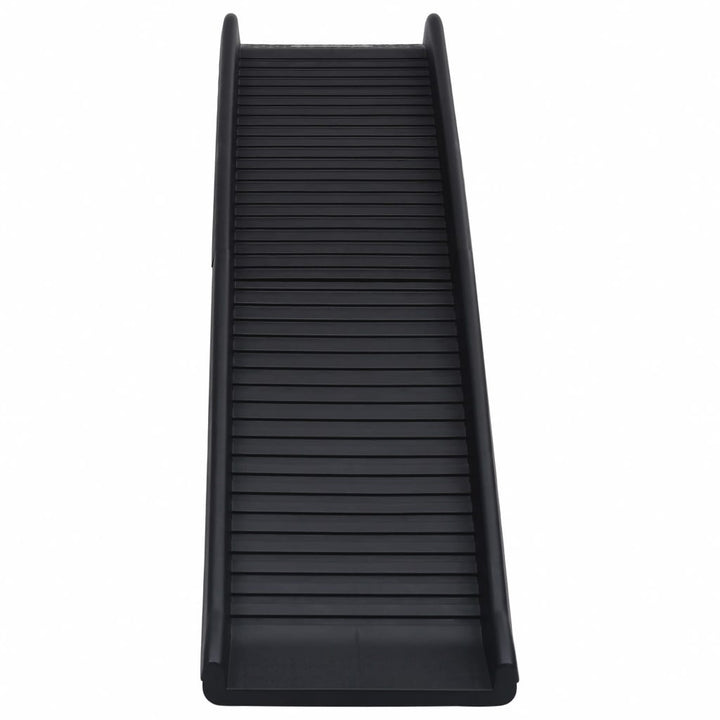 vidaXL Folding Dog Ramp Black 61.2"x15.7"x6.1" VidaXL