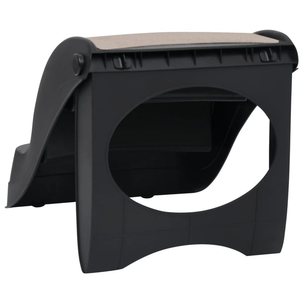 vidaXL Dog Stairs Foldable Dog Ramp Pet Stairs for High Bed Couch Car Sofa VidaXL