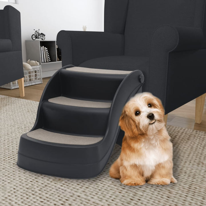 vidaXL Dog Stairs Foldable Dog Ramp Pet Stairs for High Bed Couch Car Sofa VidaXL