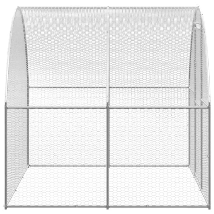 vidaXL Outdoor Chicken Coop 9.8'x32.8'x6.6' Galvanized Steel VidaXL