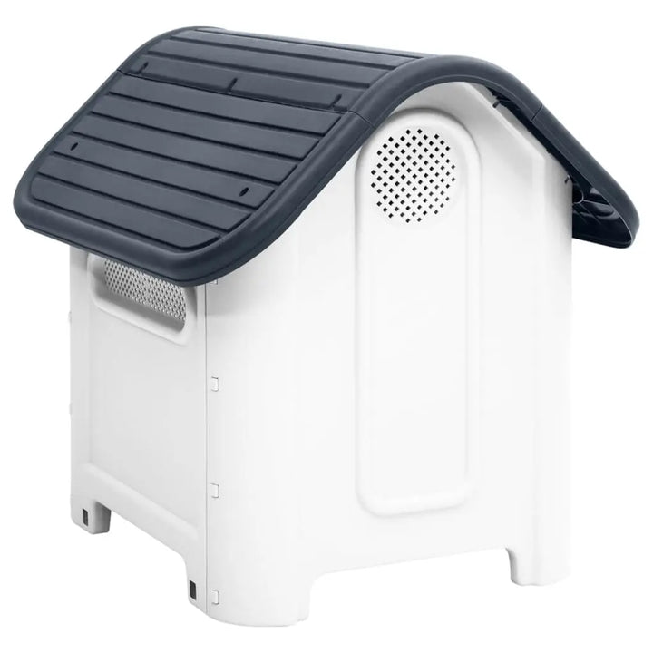 vidaXL Dog House Garden Dog Kennel Small Pet Cage Puppy Shelter Polypropylene VidaXL