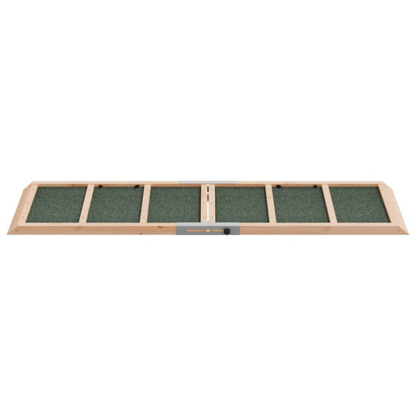 vidaXL Dog Ramp Foldable Adjustable Canine Ramp for Car Bed Solid Wood Fir VidaXL