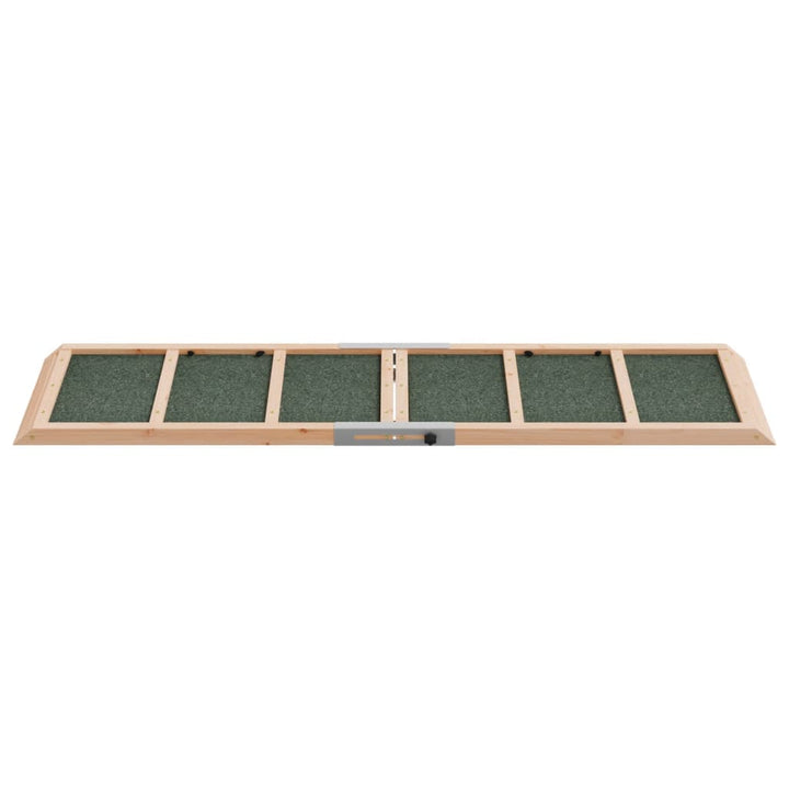 vidaXL Dog Ramp Foldable Adjustable Canine Ramp for Car Bed Solid Wood Fir VidaXL