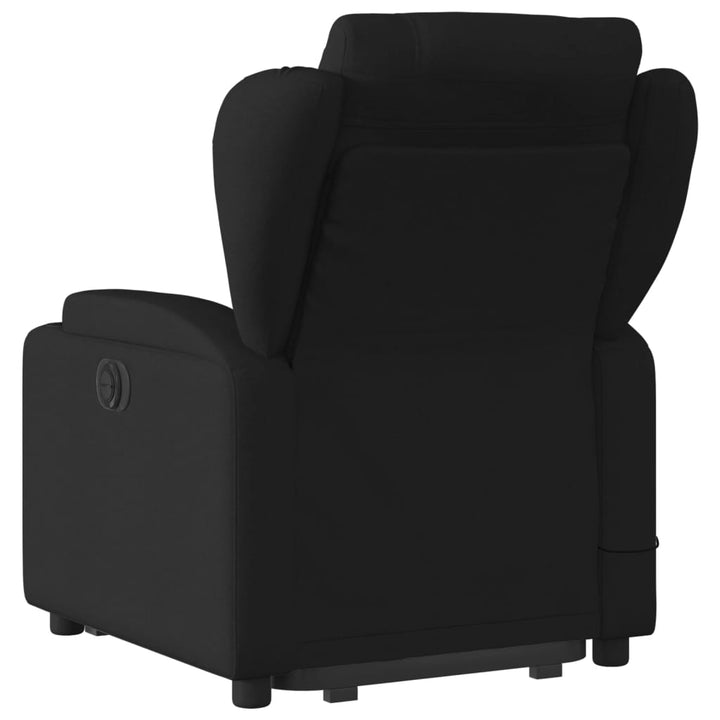 vidaXL Stand up Massage Recliner Chair Black Fabric VidaXL