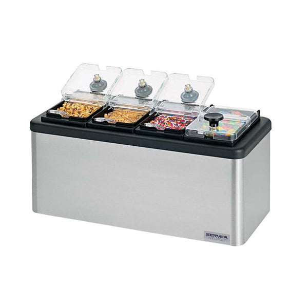Mini Cold Station | (4) Jars, Lids & Spoons Server Products