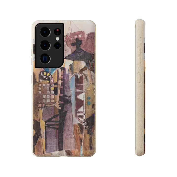 Biodegradable Phone Case with 'San Francisco De Asis' Abstract Original Artwork by Barbara Cleary-44