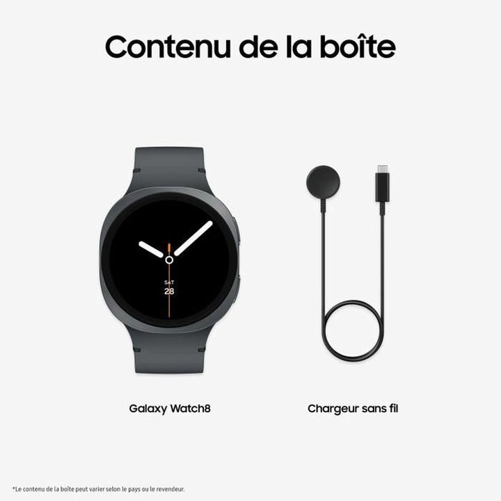 Smartwatch Samsung Watch8 Black Graphite 1,5" Ø 44 mm-5