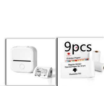 Portable Mini Thermal Label Printer Home Photo Printer Student Wrong Question Printer Bluetooth-compatible Mini Label Printer Price Tag My Store