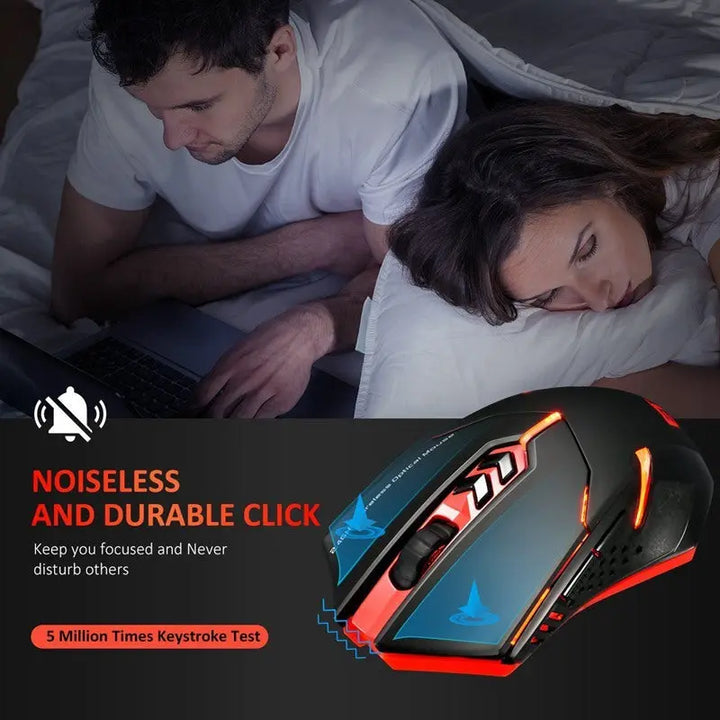 Power-Saving Silent Luminous Wireless Mouse My Store