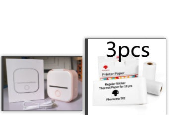 Portable Mini Thermal Label Printer Home Photo Printer Student Wrong Question Printer Bluetooth-compatible Mini Label Printer Price Tag My Store