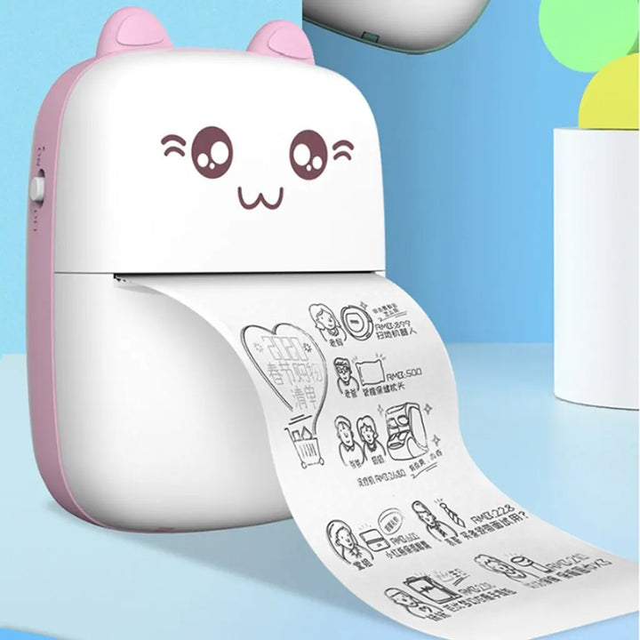 Mini Printer Portable Mini Bluetooth WiFi New Wrong Printer Mobile Phone Photo Title Note Hot Print Pocket Student Error Label Printer My Store
