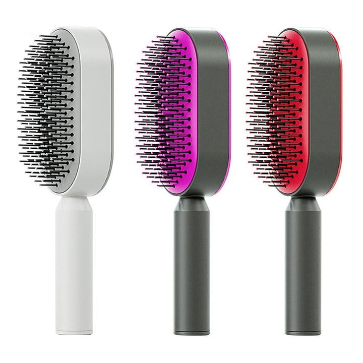 Self Cleaning Hair Brush For Women One-key Cleaning Hair Loss Airbag Massage Scalp Comb Anti-Static Hairbrush My Store