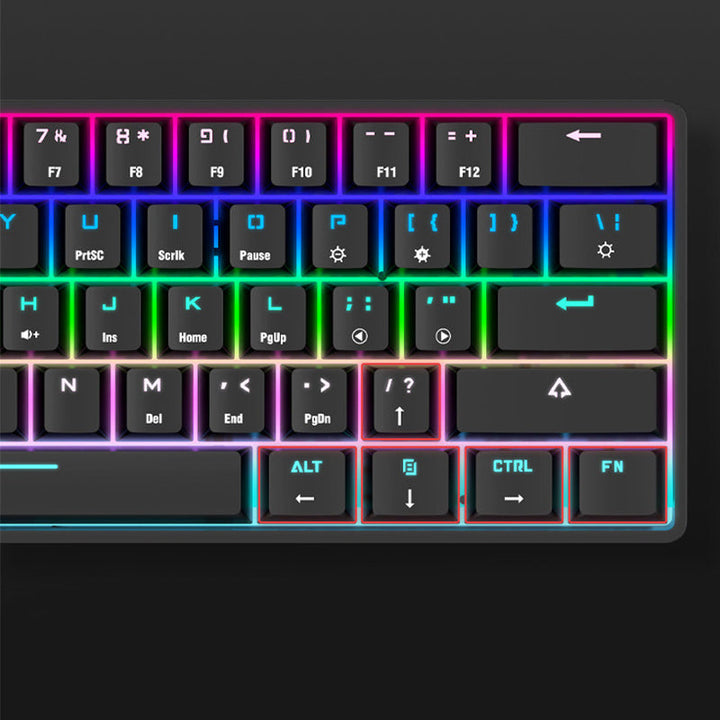 Wireless Bluetooth Keyboard Colorful PBT Keycaps Mechanical Keyboard My Store