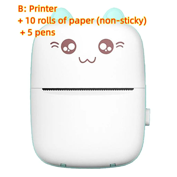 Mini Printer Portable Mini Bluetooth WiFi New Wrong Printer Mobile Phone Photo Title Note Hot Print Pocket Student Error Label Printer My Store