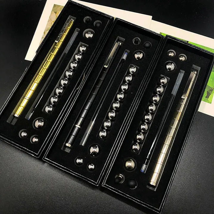 Stress Reducer Relief Toys Gift Box funny black golden kits Fidget magnetic polar pen with stylus ball pen My Store