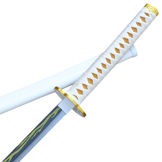 Agatsuma Zenitsu Collectible Demon Slayer Replica Yellow Nichirin Katana Sword-3