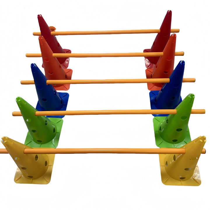 9-Piece Adjustable Soccer Training Hurdle Set-1