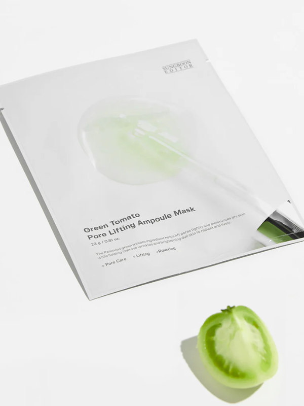 Sungboon Editor Green Tomato Pore Lifting Ampoule Mask 23g-0