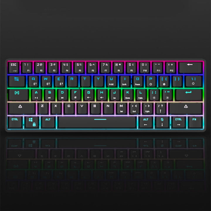 Wireless Bluetooth Keyboard Colorful PBT Keycaps Mechanical Keyboard My Store