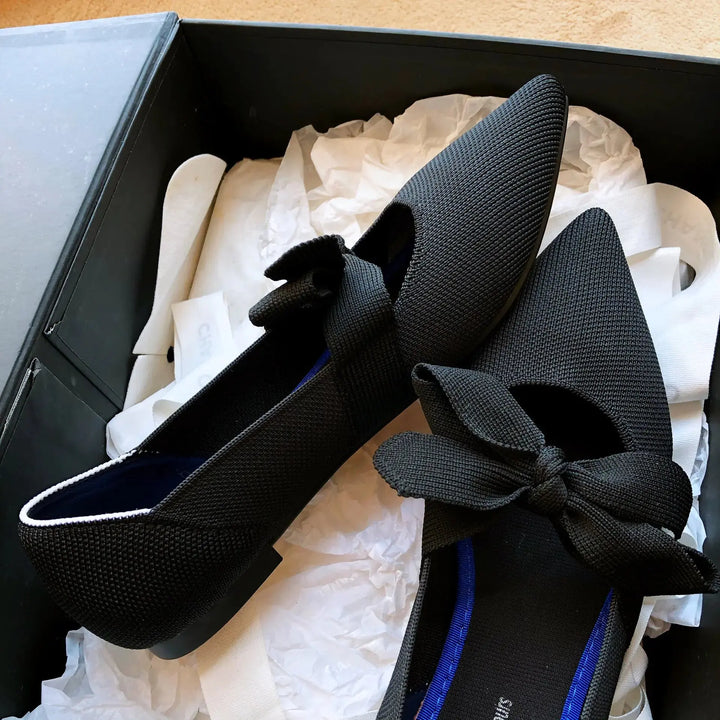 Flat Casual Boat Shoes with Bow Mary Jane Style My Store