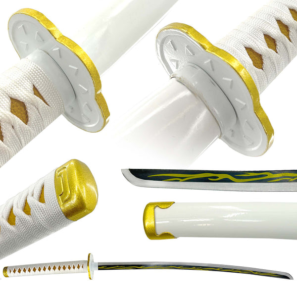 Agatsuma Zenitsu Collectible Demon Slayer Replica Yellow Nichirin Katana Sword-0
