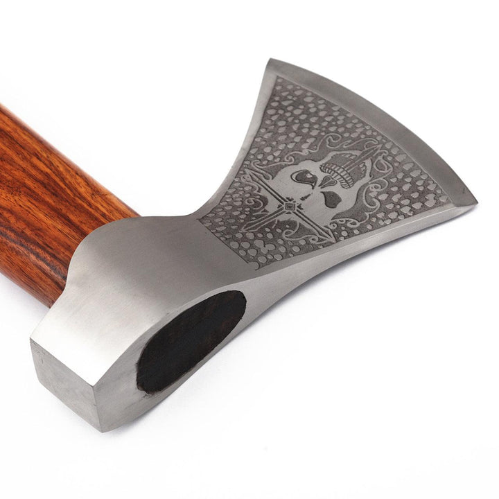 Immoral Skull and Cross Outdoor Hammer Head Axe-3