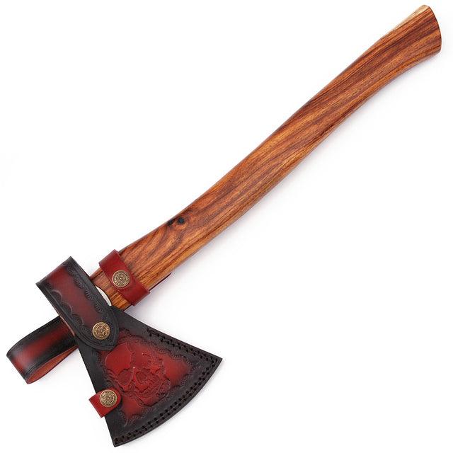 Immoral Skull and Cross Outdoor Hammer Head Axe-2
