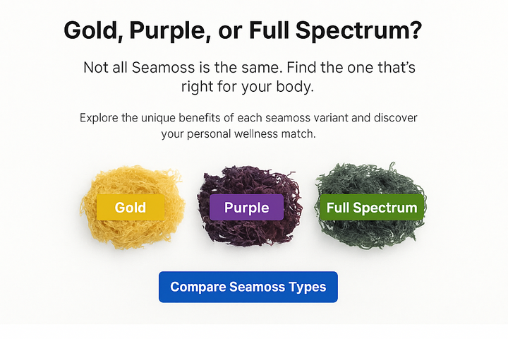 Seamoss Trio Bundle – 2oz Gold, Purple & Full Spectrum-2