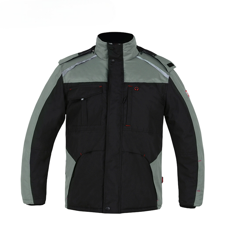 Durable Insulated Work Coat | Multi-Pocket Windproof Outdoor Winter Jacket [B237] Bauskydd Workwear