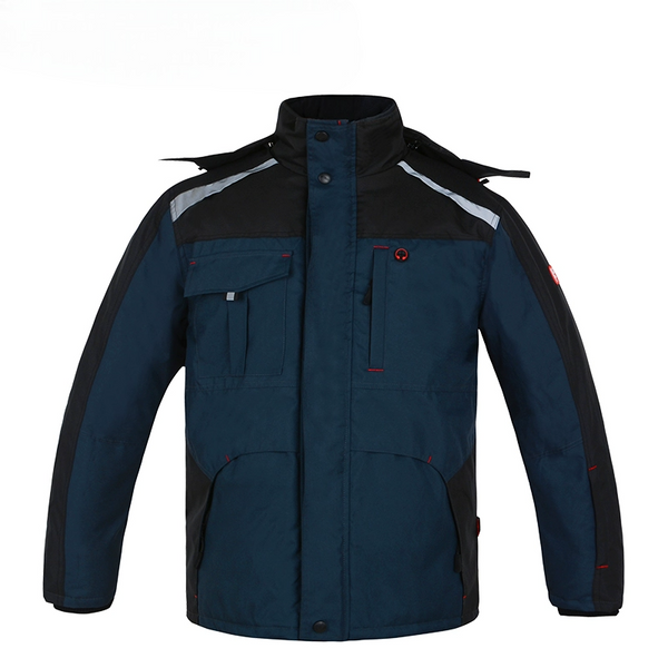 Durable Insulated Work Coat | Multi-Pocket Windproof Outdoor Winter Jacket [B237] Bauskydd Workwear