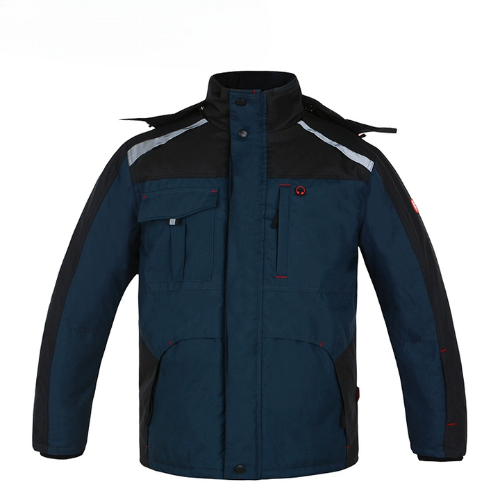 Durable Insulated Work Coat | Multi-Pocket Windproof Outdoor Winter Jacket [B237] Bauskydd Workwear