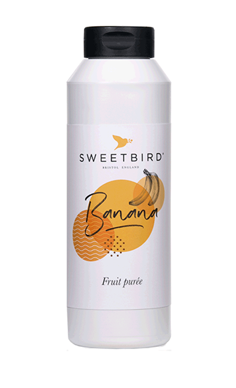 Sweetbird Purees - Banana - 6 x 1 L Case - Vegan - Canadian Distribution-0