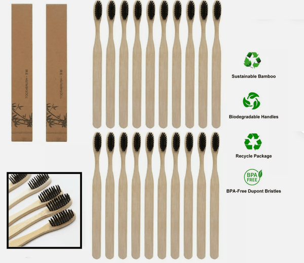 BAMBOO TOOTH BRUSH WITH CHARCOAL BRISTLES-0