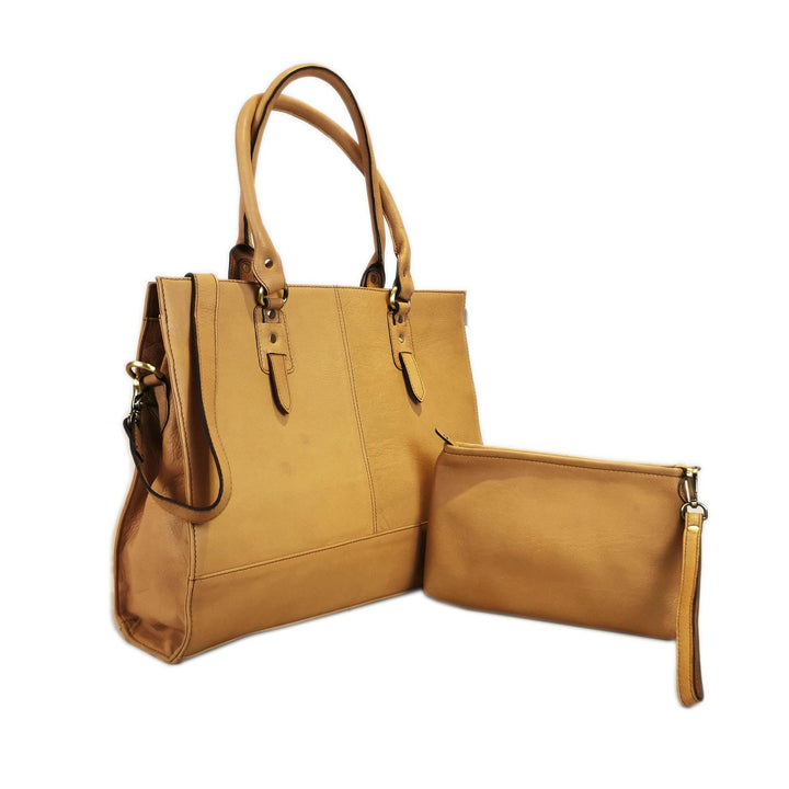 The Signature 17" Bag, Beige-4