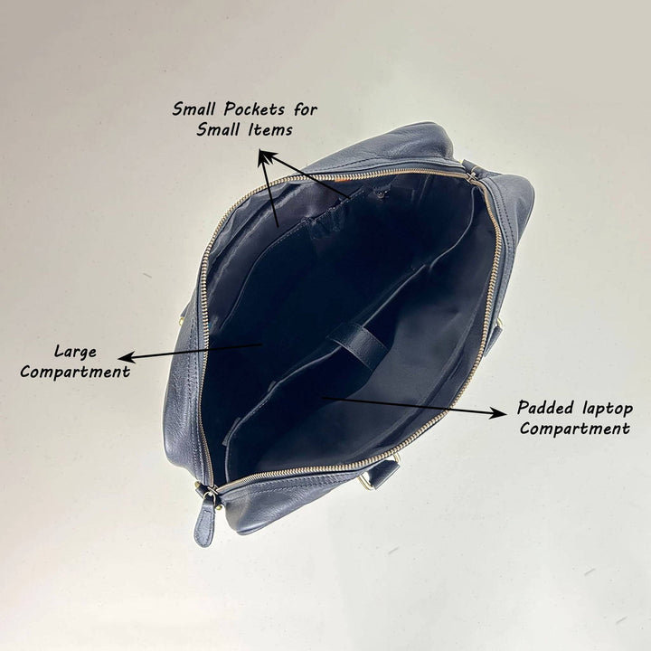 The Signature Messenger Bag Men Black-3