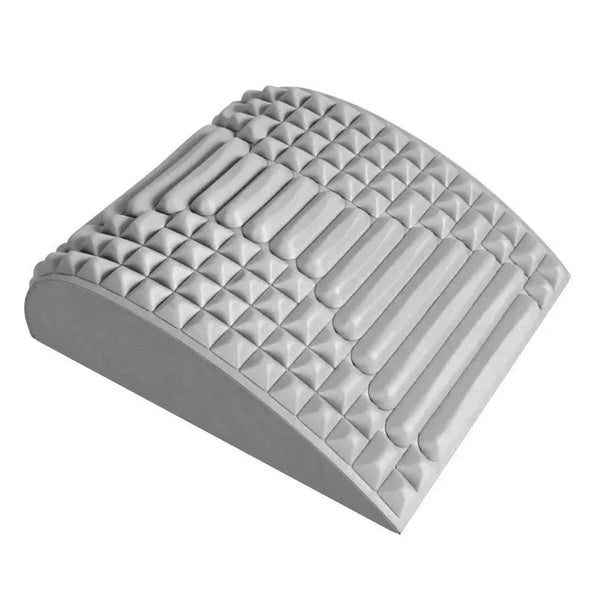 Back Stretcher Pillow Lumbar Support for Pain Relief (Grey)-0