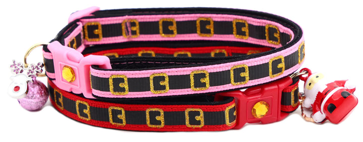 Here Comes Santa Claus Breakaway Cat Collar Pugs2Persians
