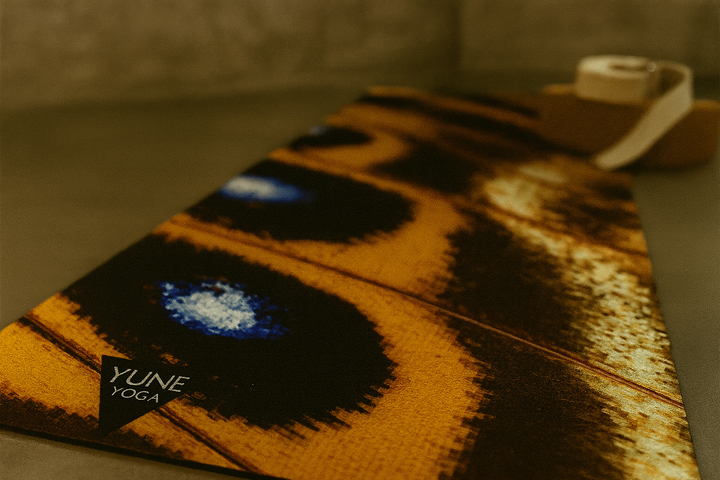 Butterfly Eco Yoga Mat – Artist Design, 6mm Cushion + Grip | Yune Yoga-3