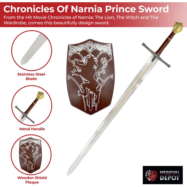 Chronicles Of Narnia Prince Sword Replica-2